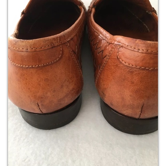 Allen Edmonds Tobago Tassel Loafers Mens Size 11 2E Brown Leather Italy main image 5